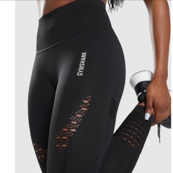 Gymshark Pants - Gymshark Seamless Black Leggings